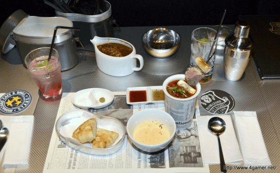 resident evil cafe food