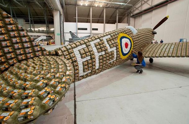 eggcartonspitfireplane