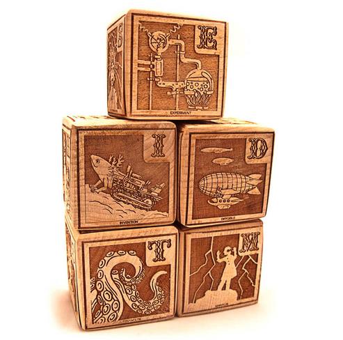 mad science alphabet blocks