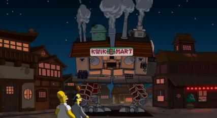 simpsons anime