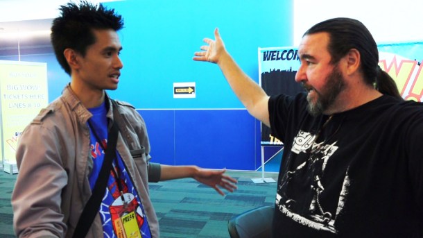 Eddie Ballar and Steve Wyatt at BigWow Comicfest - Retrenders